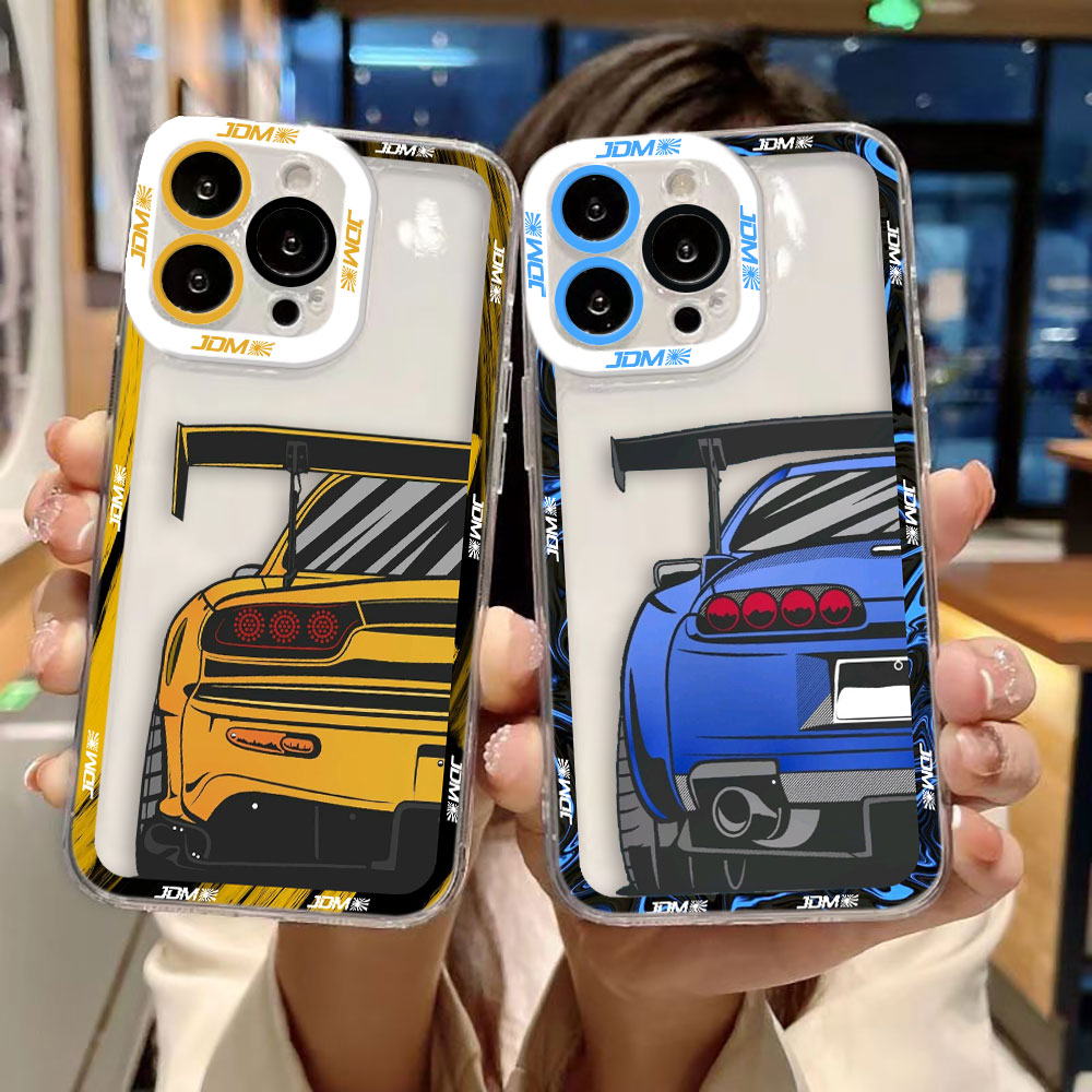 Phone Cases Tokyo - Sportwagens Tokyo JDM Drift Transparante Telefoonhoesje