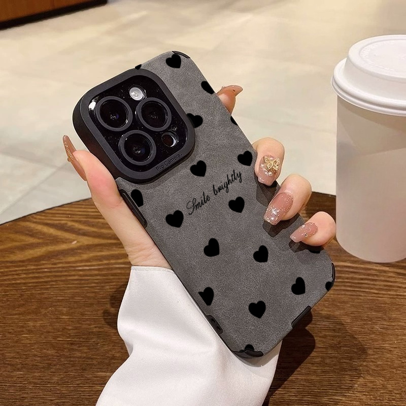 Phone Cases Expensive - Nieuwe luxe zwarte liefde hart zachte