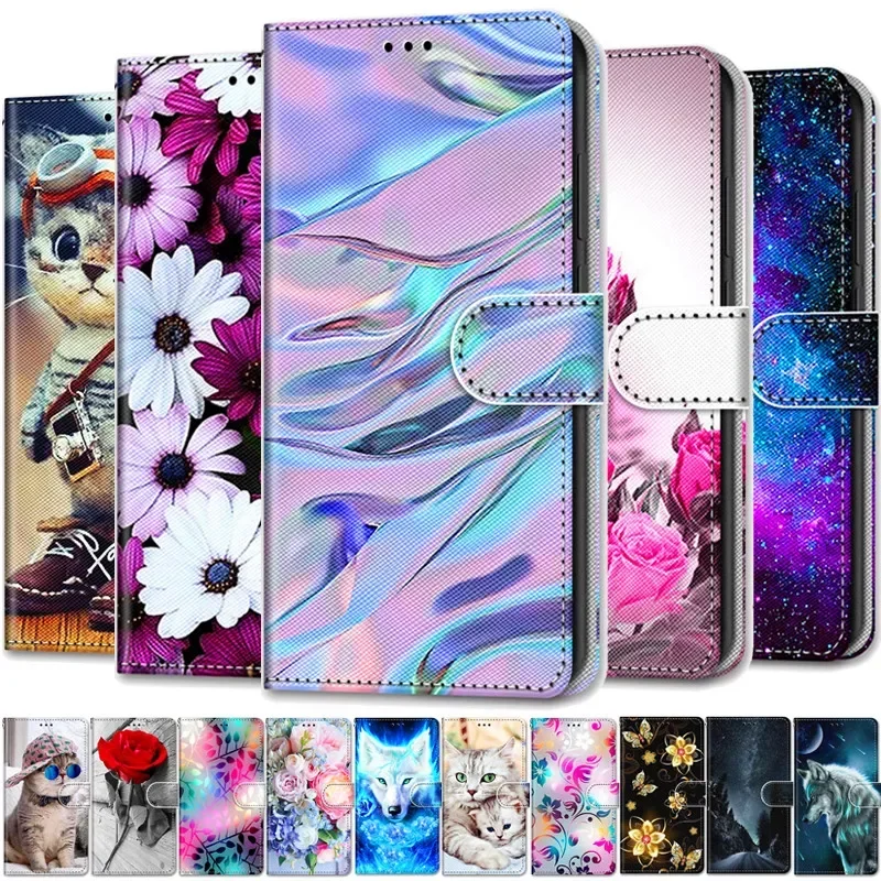 Phone Cases Eu - Lederen magnetische hoes voor Xiaomi Redmi