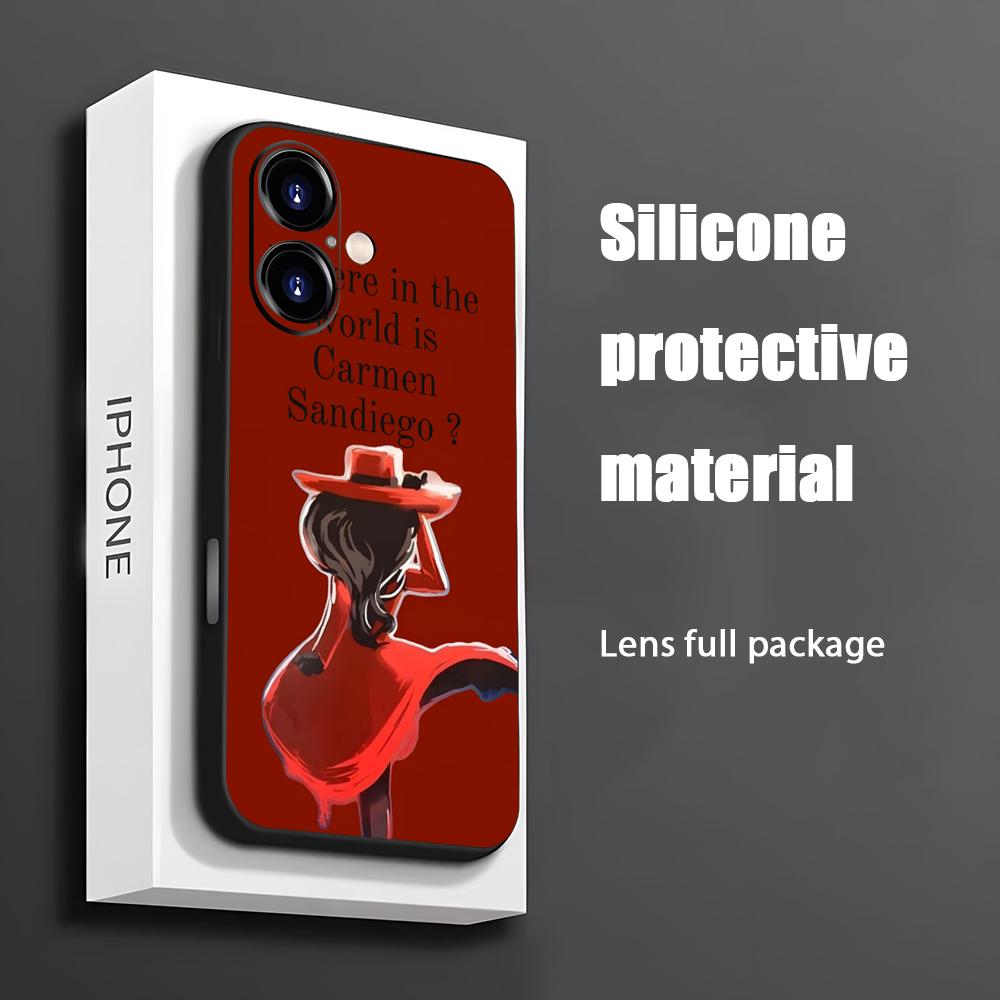 Phone Cases Xs Iphone - Hot Carmen Sandiego Cartoon Telefoon Case