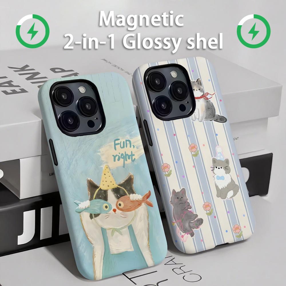 Phone Cases Xs Iphone - Leuke katten en honden Telefoonhoesje Magnetisch