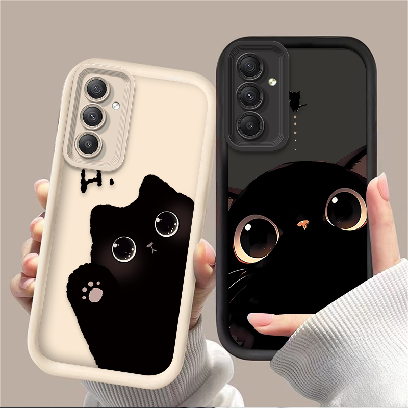 Phone Cases Cat - Mooie Big Eyed Cat Telefoon Case
