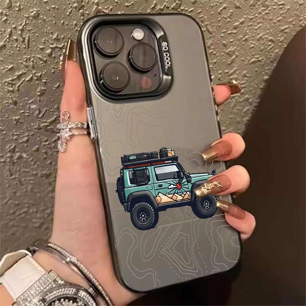 Phone Cases Xs Iphone - Simpele autopatroon telefoonhoesje voor iPhone 17