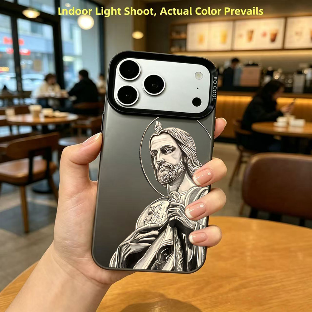 Phone Cases Xs Iphone - Telefoonhoesje met San Judas Tadeo patroonontwerp