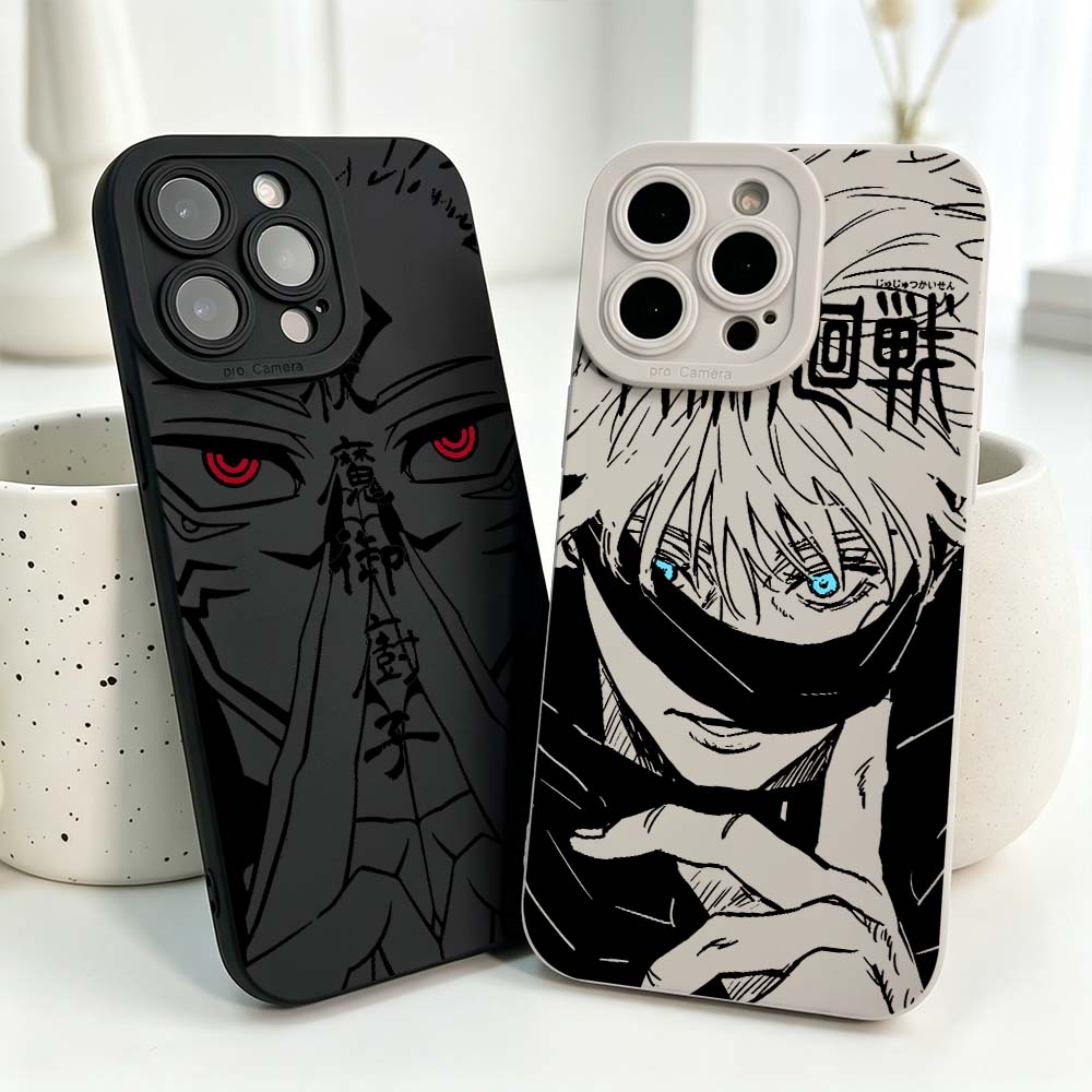 Phone Cases Xs Iphone - Anime Jujutsu Kaisen Coole Siliconenhoes voor