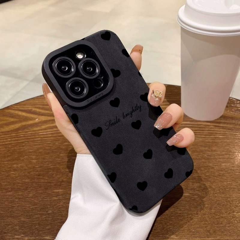 Nieuwe luxe zwarte liefde hart - Phone Cases Expensive recensie en prijs