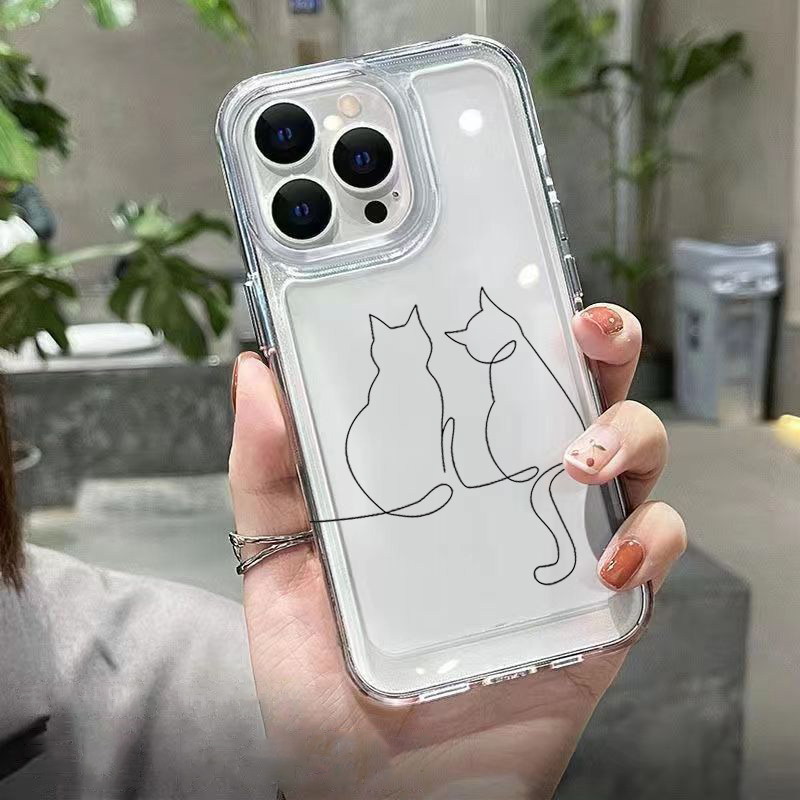 Schattige Line Cat Anti-drop T - Phone Cases Cat recensie en prijs