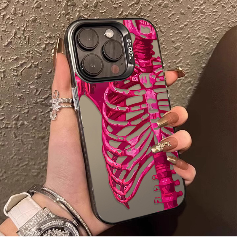 Luxe Roze Groene Schedel Telef - Phone Cases Expensive recensie en prijs