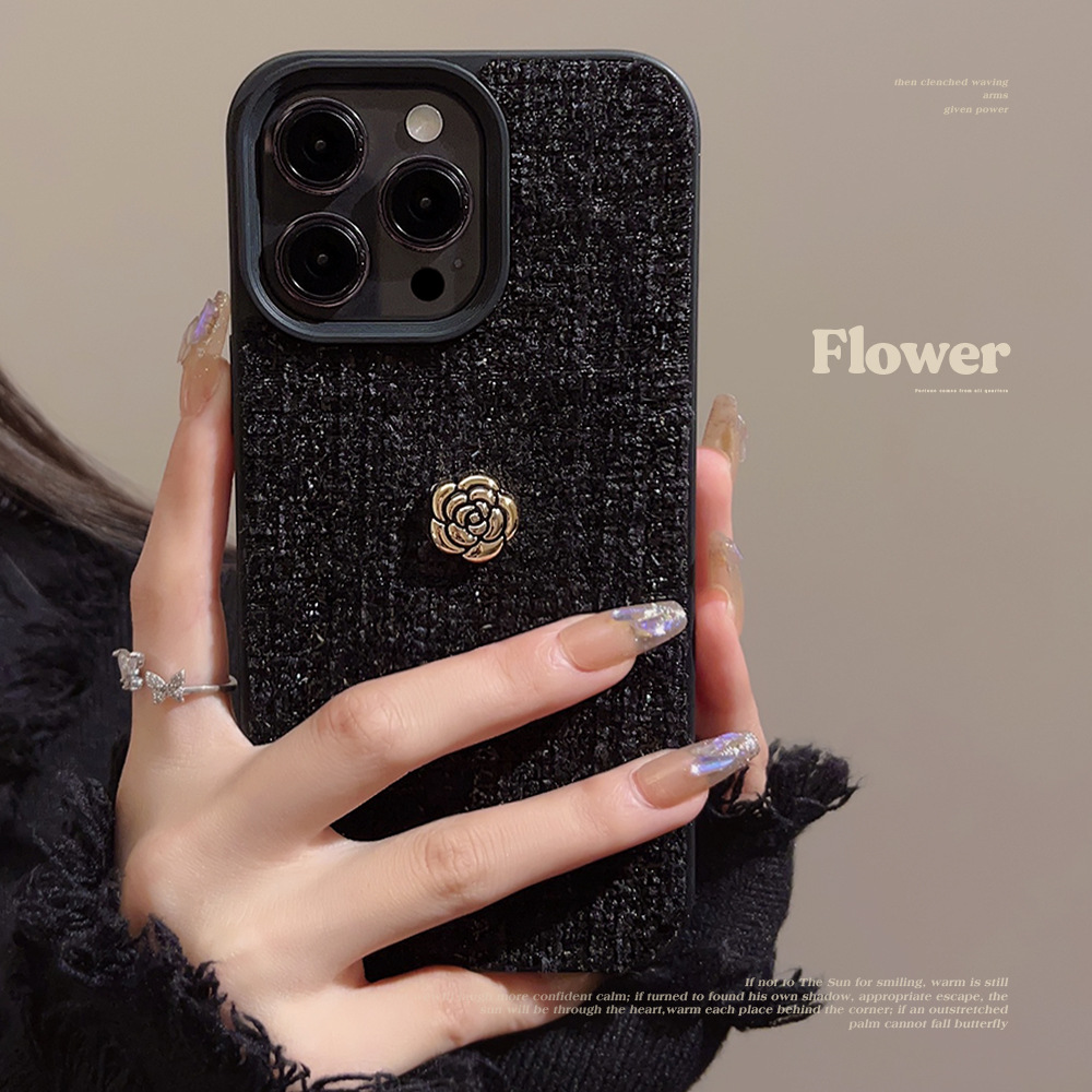 Luxe 3D gouden camelia bloemen - Phone Cases Expensive recensie en prijs