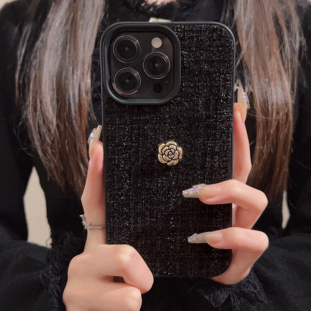 Luxe 3D gouden camelia bloemen - Phone Cases Expensive recensie en prijs