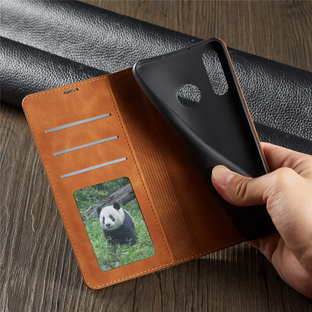 Lederen portemonnee-hoesje voo - Leather Folio Wallet Case recensie en prijs