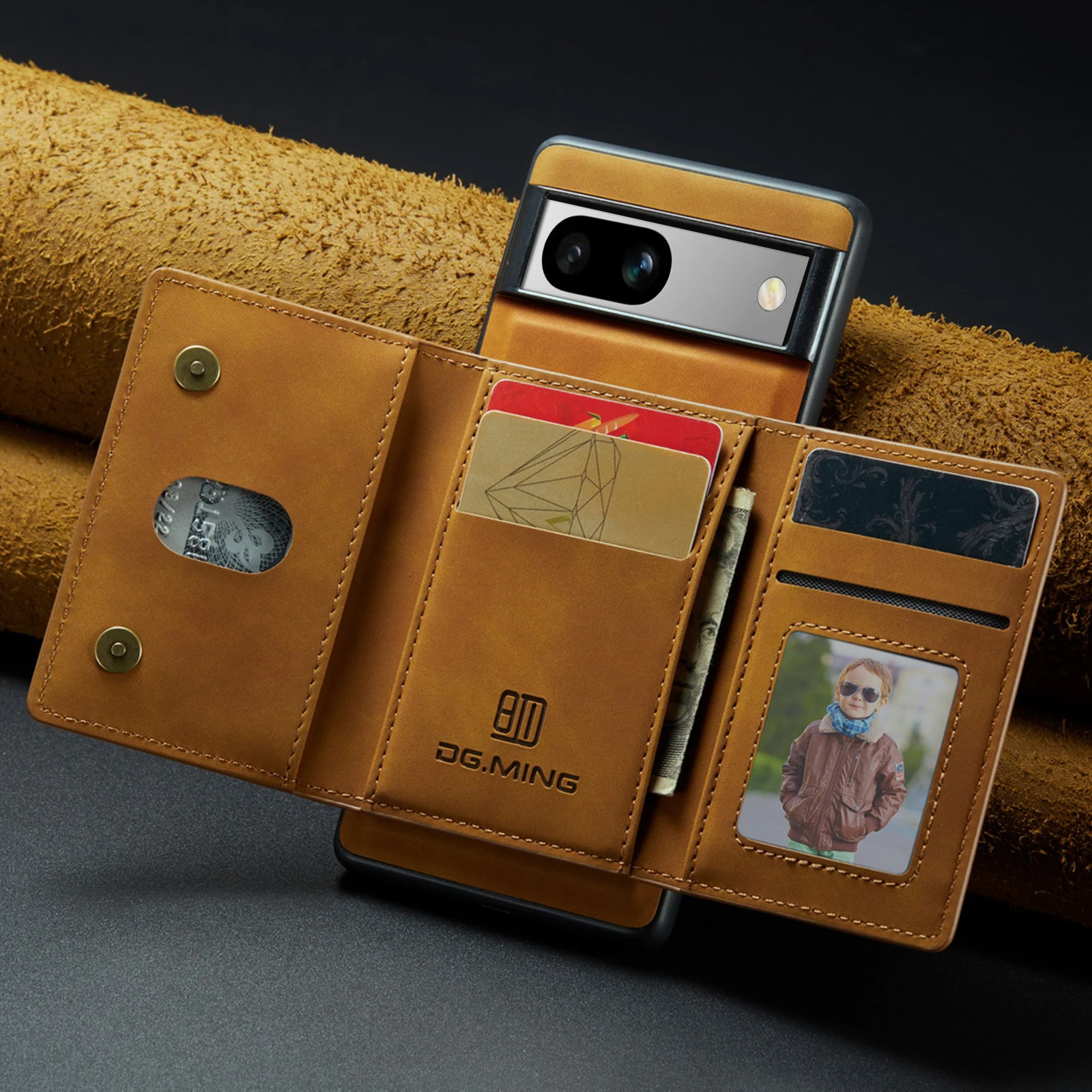 Magnetische portemonnee-kaartj - Leather Folio Wallet Case recensie en prijs