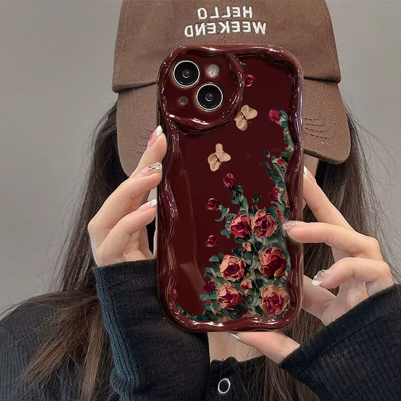 Retro olieverfschilderij bloem - Phone Cases Expensive recensie en prijs