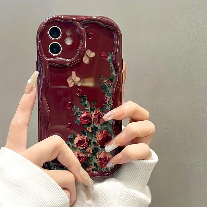 Retro olieverfschilderij bloem - Phone Cases Expensive recensie en prijs