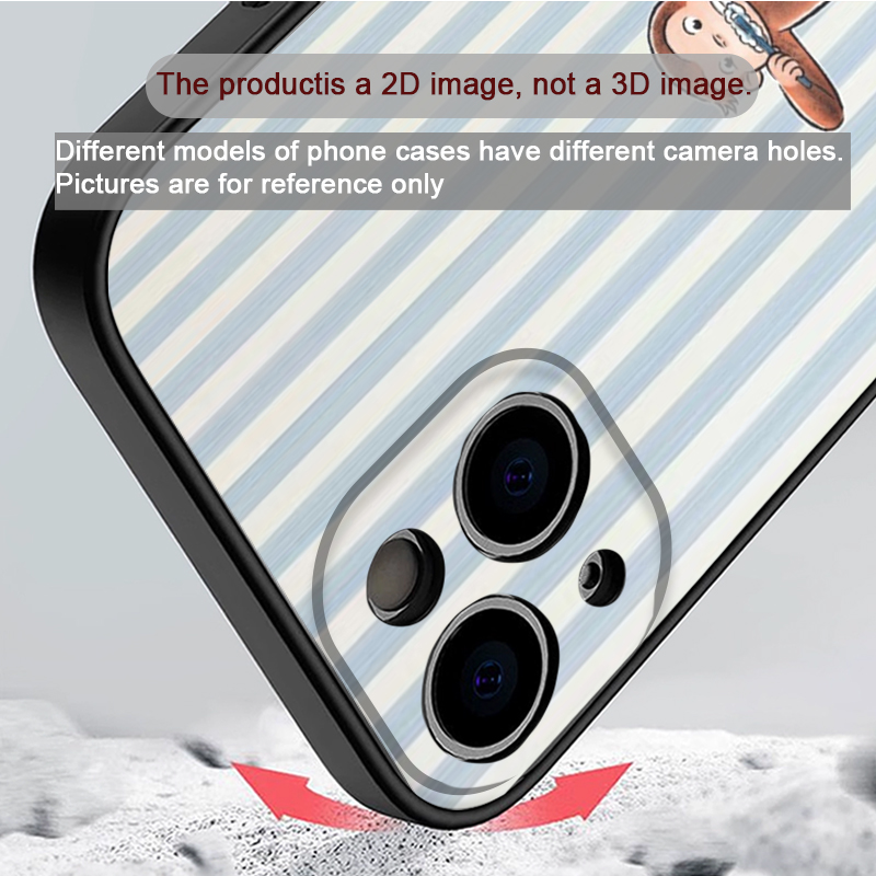 Cartoon gestreepte aap met kat - Phone Cases Xs Iphone recensie en prijs